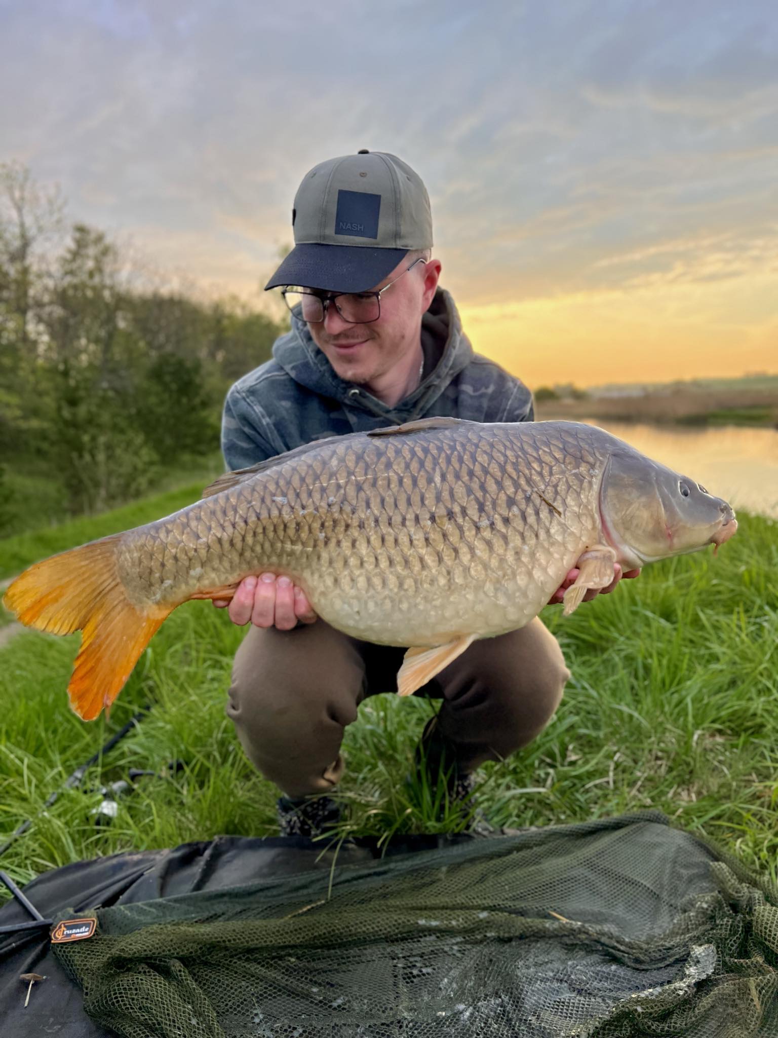 Lake fishing in Denmark for carp